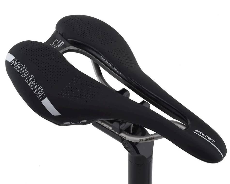Selle Italia SLR Lady Boost Superflow Saddle (Black) (Titanium Rails) (L3) (145mm) 1 Selle Italia SLR Lady Boost Superflow Saddle (Black) (Titanium Rails) (L3) (145mm)