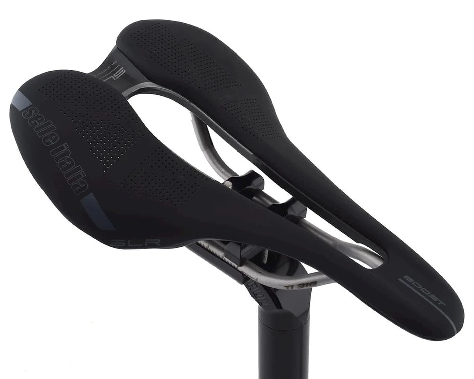 Selle Italia SLR Boost Superflow Saddle (Black) (Titanium Rails) (L3) (145mm) 1 Selle Italia SLR Boost Superflow Saddle (Black) (Titanium Rails) (L3) (145mm)