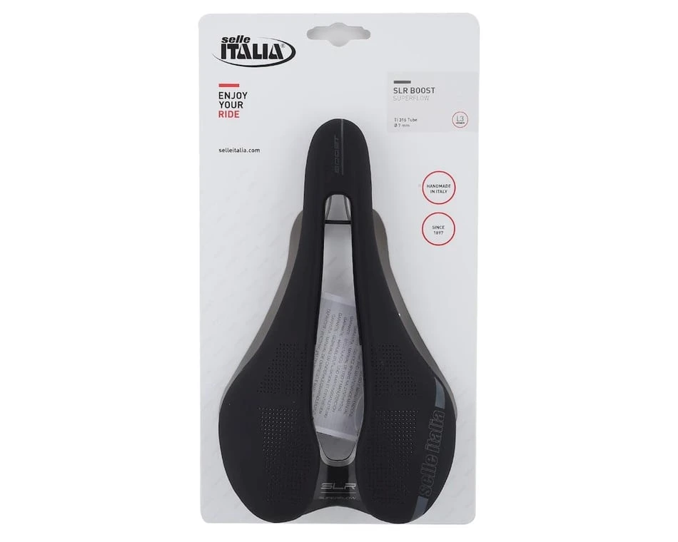Selle Italia SLR Boost Superflow Saddle (Black) (Titanium Rails) (L3) (145mm) 5 Selle Italia SLR Boost Superflow Saddle (Black) (Titanium Rails) (L3) (145mm) - Image 5