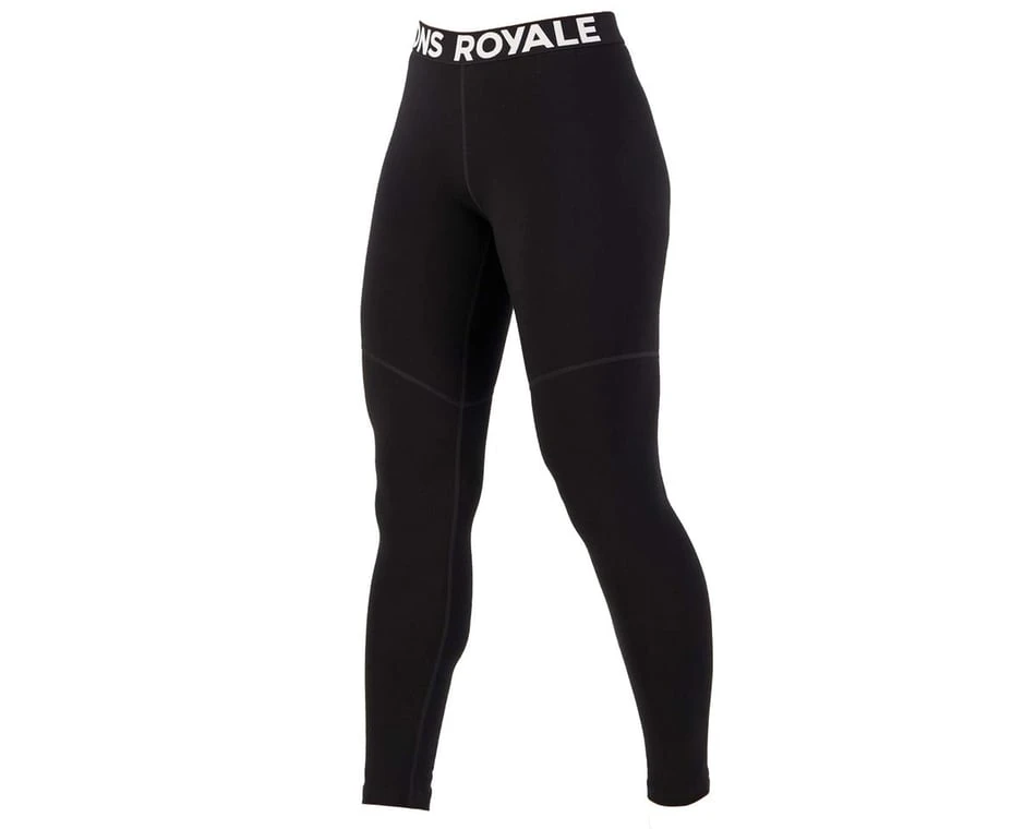Mons Royale Women's Cascade Merino Flex Base Layer Legging (Black) (L) 1 Mons Royale Women's Cascade Merino Flex Base Layer Legging (Black) (L)
