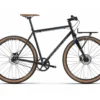 Bombtrack Outlaw Urban Bike (Matte Black/Navy Blue) (650b) (Single Speed) (S) (Belt Drive)