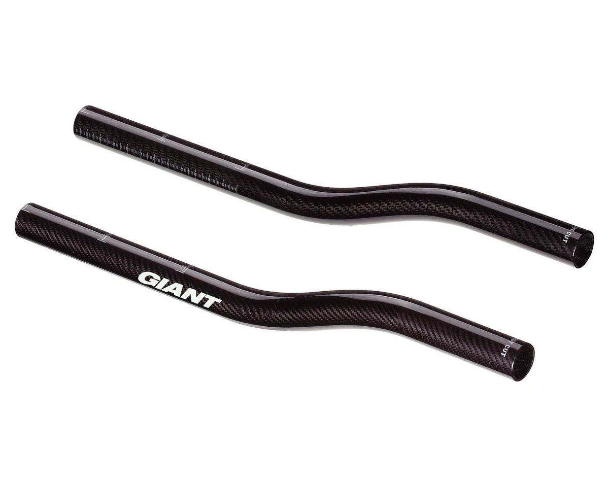 Giant Connect SL Carbon Aerobar Extensions (Black) (S Bend) 1 Giant Connect SL Carbon Aerobar Extensions (Black) (S Bend)
