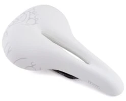 Terry Women's Butterfly Chromoly Saddle (White) (FeC Alloy Rails) (155mm)