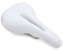 Terry Women's Butterfly Ti Saddle (White) (Titanium Rails) (155mm)