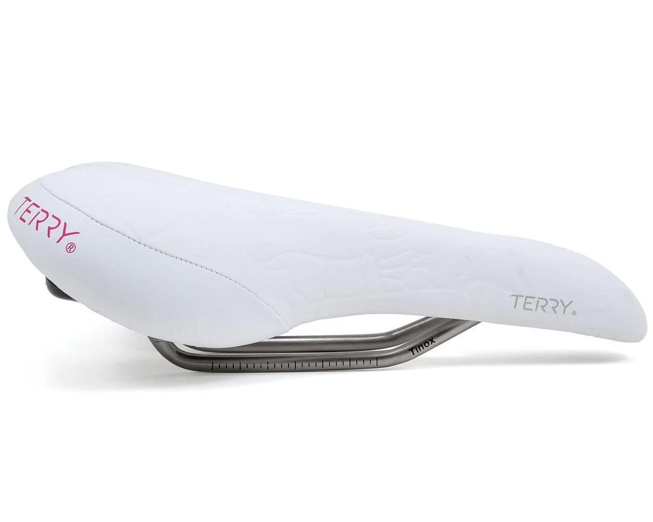 Terry Women's Butterfly Ti Saddle (White) (Titanium Rails) (155mm) 2 Terry Women's Butterfly Ti Saddle (White) (Titanium Rails) (155mm) - Image 2