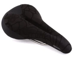Terry Women's Butterfly Ti Saddle (Black) (Titanium Rails) (155mm)