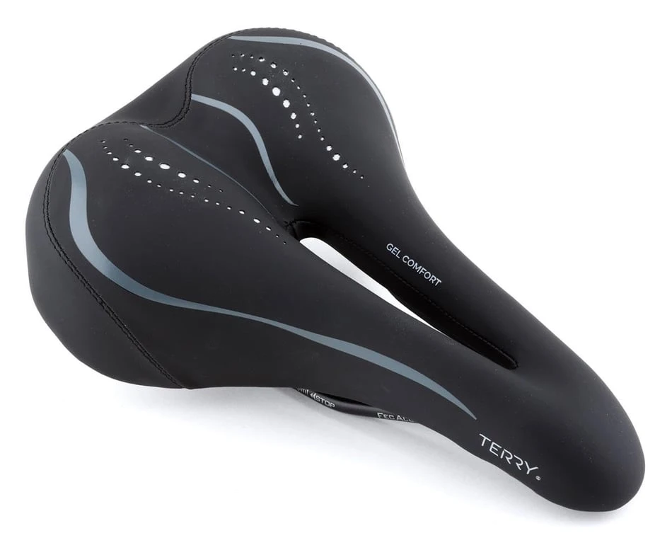 Terry Liberator X Gel Italia Saddle (Black) (Steel Rails) (163mm) 1 Terry Liberator X Gel Italia Saddle (Black) (Steel Rails) (163mm)
