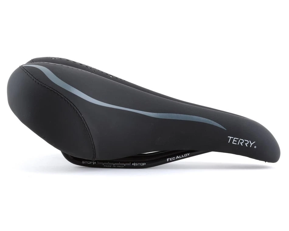 Terry Liberator X Gel Italia Saddle (Black) (Steel Rails) (163mm) 2 Terry Liberator X Gel Italia Saddle (Black) (Steel Rails) (163mm) - Image 2