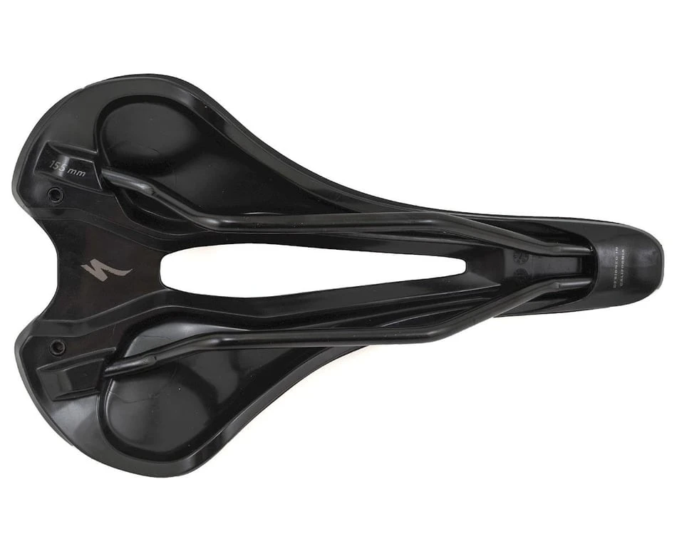 Specialized Romin Evo Comp Gel Saddle (Black) (Chromoly Rails) (155mm) 4 Specialized Romin Evo Comp Gel Saddle (Black) (Chromoly Rails) (155mm) - Image 4