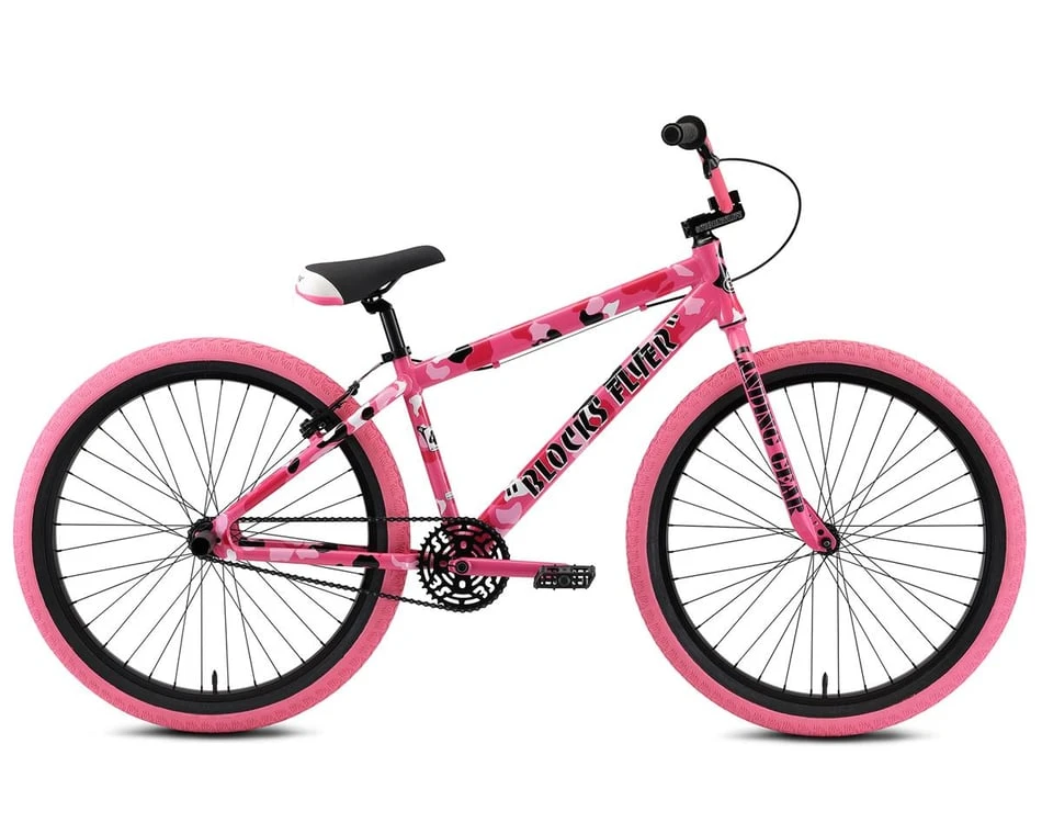 SE Racing 2022 Blocks Flyer 26" Bike (Pink Camo) (22" Toptube) 1 SE Racing 2022 Blocks Flyer 26" Bike (Pink Camo) (22" Toptube)