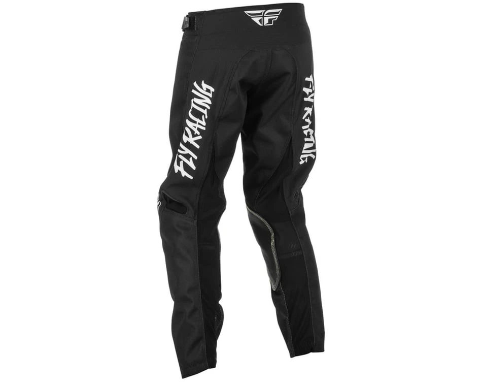 Fly Racing Youth Kinetic Rebel Pants (Black/White) (26) 2 Fly Racing Youth Kinetic Rebel Pants (Black/White) (26) - Image 2