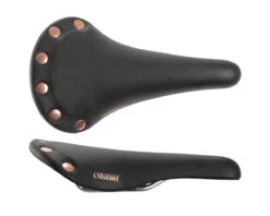 Soma Okami Lite Saddle (Black) (Chromoly Rails) (150mm)