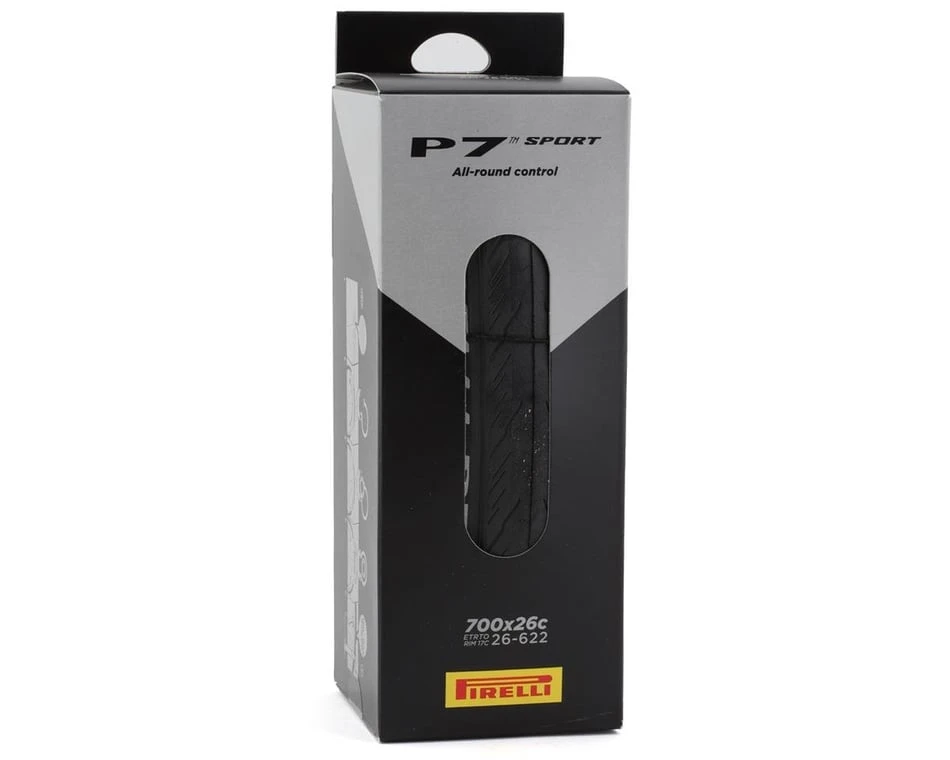 Pirelli P7 Sport Road Tire (Black) (700c / 622 ISO) (26mm) (Folding) (Pro) 3 Pirelli P7 Sport Road Tire (Black) (700c / 622 ISO) (26mm) (Folding) (Pro) - Image 3