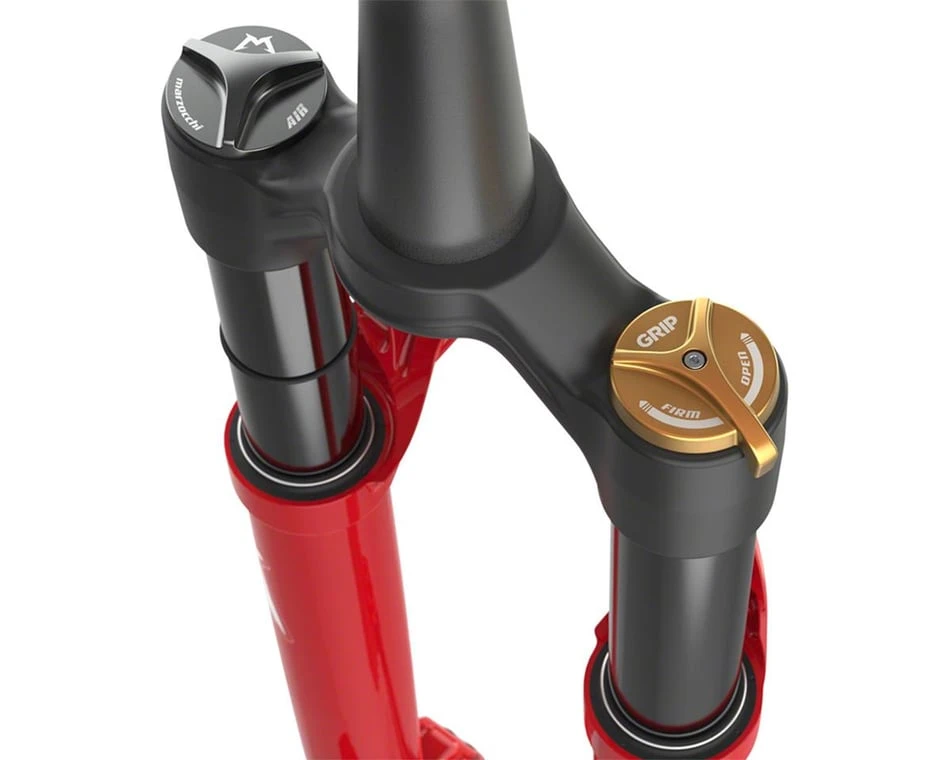Marzocchi Bomber DJ Suspension Fork (Red) (37mm Offset) (26") (100mm) (20 X 110mm) (Tapered) (Grip Damper) 3 Marzocchi Bomber DJ Suspension Fork (Red) (37mm Offset) (26") (100mm) (20 X 110mm) (Tapered) (Grip Damper) - Image 3
