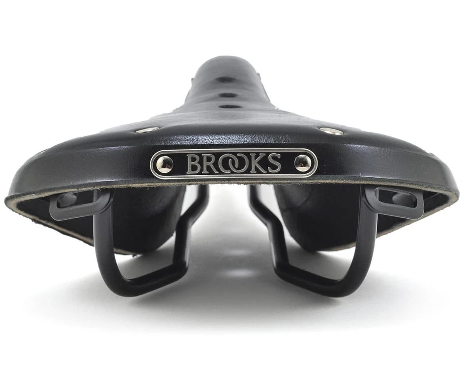 Brooks B17 Saddle (Black) (Black Steel Rails) (170mm) 3 Brooks B17 Saddle (Black) (Black Steel Rails) (170mm) - Image 3