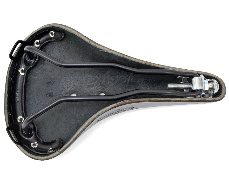 Brooks B17 Saddle (Black) (Black Steel Rails) (170mm) 4 Brooks B17 Saddle (Black) (Black Steel Rails) (170mm) - Image 4