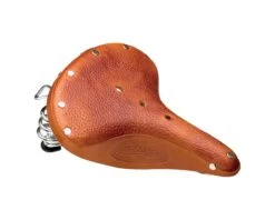 Brooks B67 S Women's Saddle (Honey) (Black Steel Rails) (210mm)