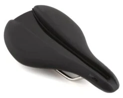Fabric Line-S Race Flat Saddle (Black) (Titanium Rails) (142mm)