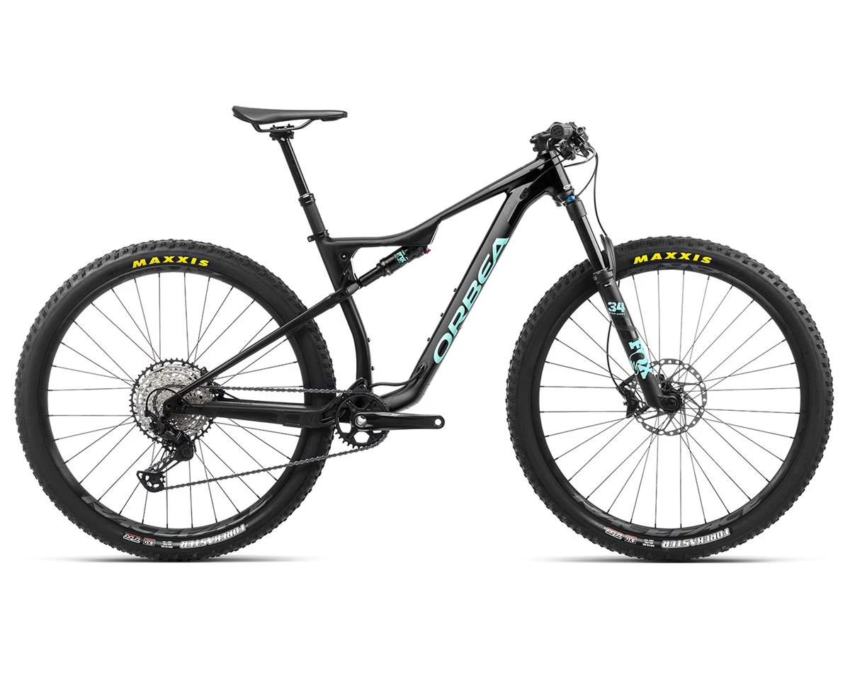 Orbea Oiz H10 TR Full Suspension Mountain Bike (Black/Ice Green) (XL) (2022) 1 Orbea Oiz H10 TR Full Suspension Mountain Bike (Black/Ice Green) (XL) (2022)