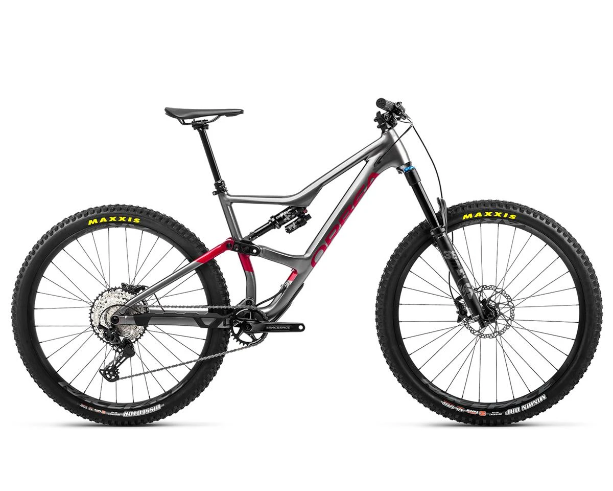 Orbea Occam H20 LT Full Suspension Mountain Bike (Glitter Anthracite/Candy Red) (L) (2022) 1 Orbea Occam H20 LT Full Suspension Mountain Bike (Glitter Anthracite/Candy Red) (L) (2022)