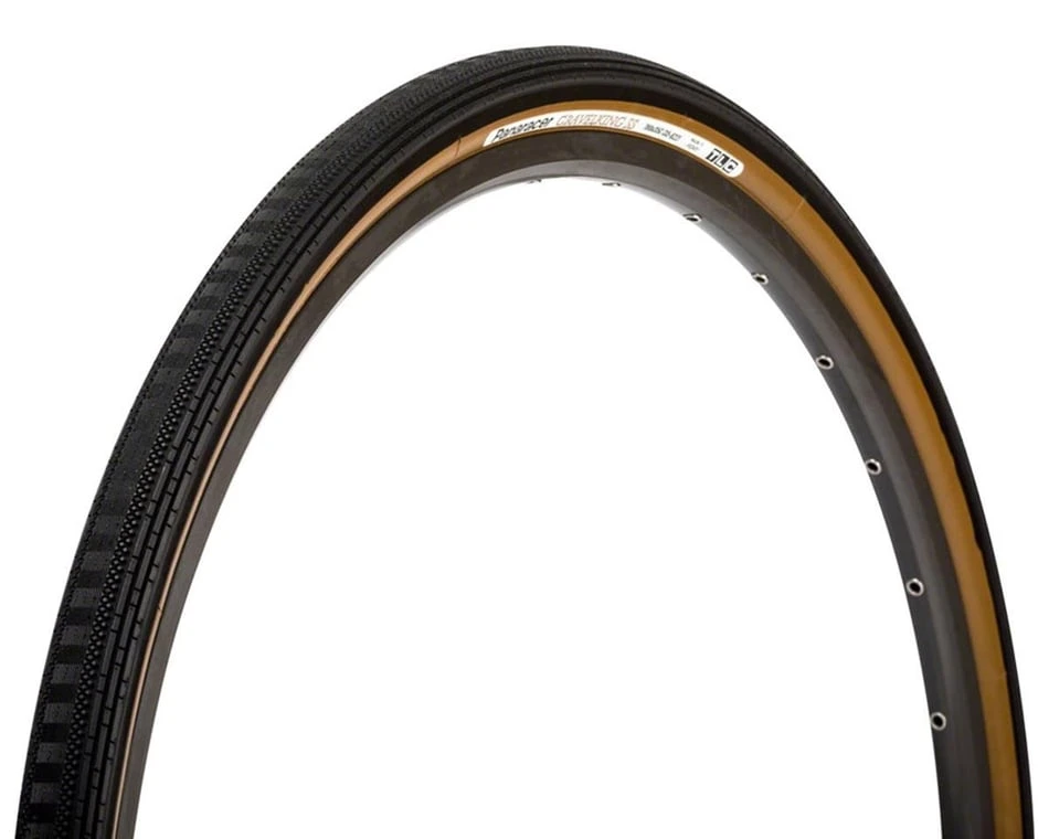 Panaracer Gravel King SS+ Gravel Tire (Black/Brown) (700c / 622 ISO) (35mm) (Folding) (ZSG/ProTite Shield) 1 Panaracer Gravel King SS+ Gravel Tire (Black/Brown) (700c / 622 ISO) (35mm) (Folding) (ZSG/ProTite Shield)