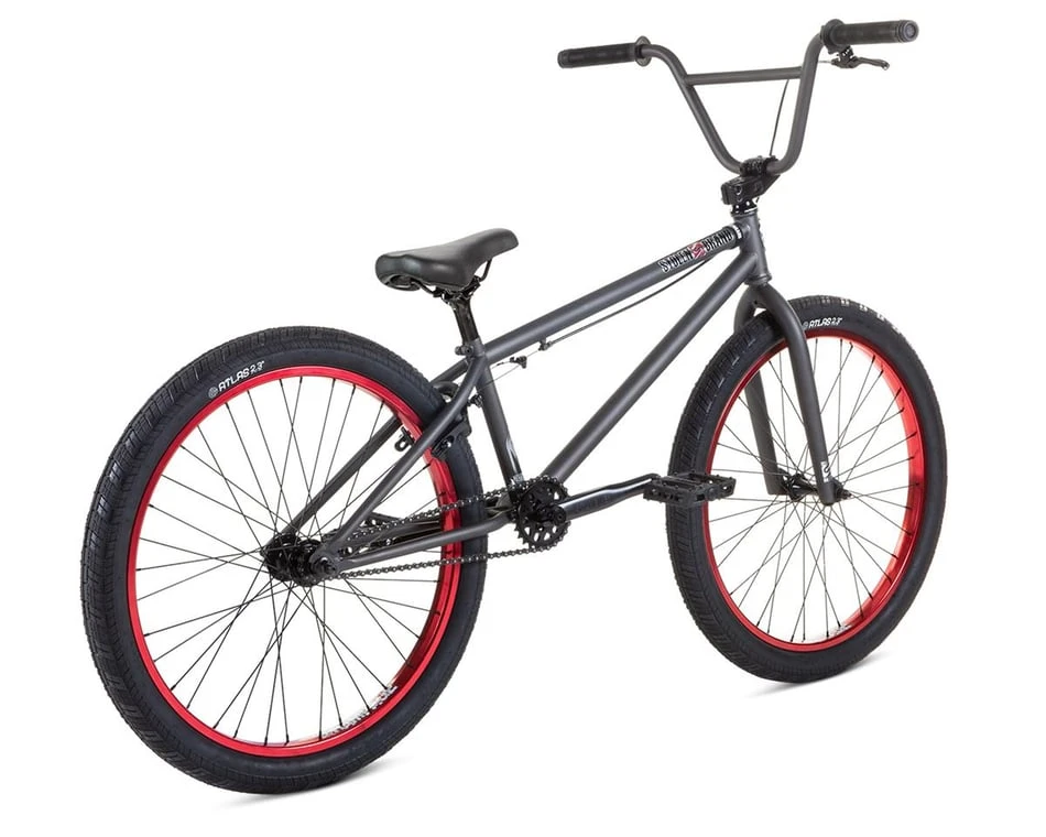 Stolen 2022 Saint 24" BMX Bike (21.75" Toptube) (Matte Raw/Red) 2 Stolen 2022 Saint 24" BMX Bike (21.75" Toptube) (Matte Raw/Red) - Image 2