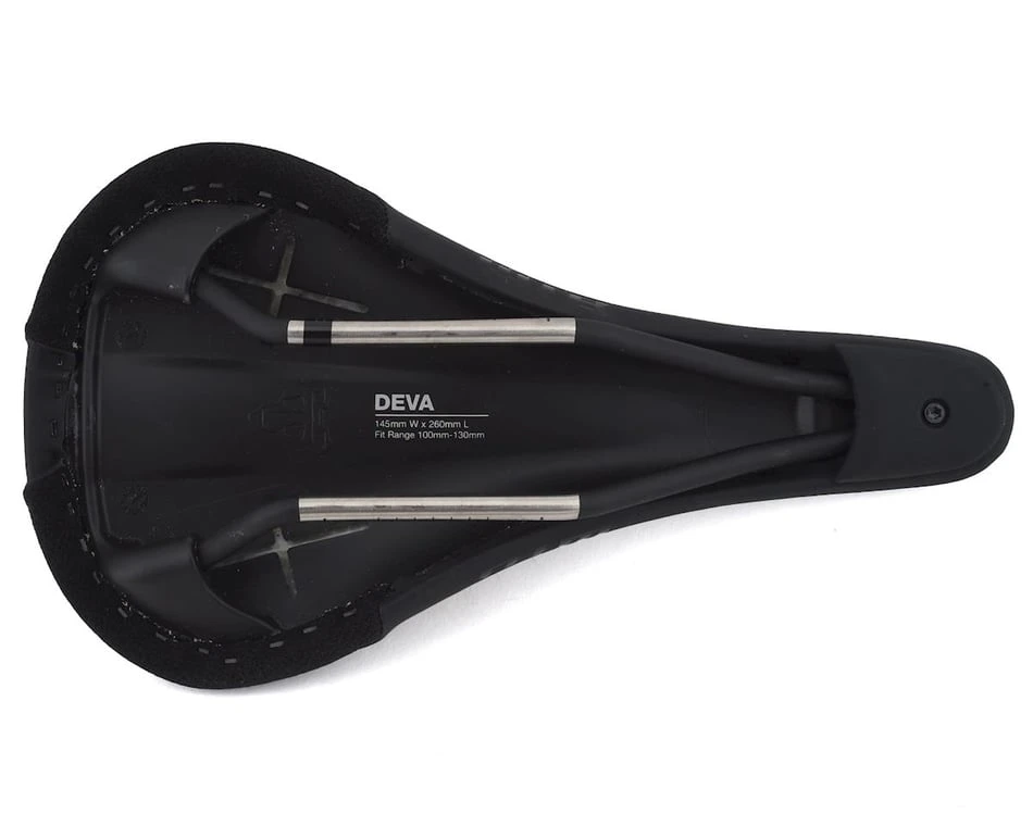WTB Deva Saddle (Black) (Titanium Rails) (Medium) (145mm) 4 WTB Deva Saddle (Black) (Titanium Rails) (Medium) (145mm) - Image 4