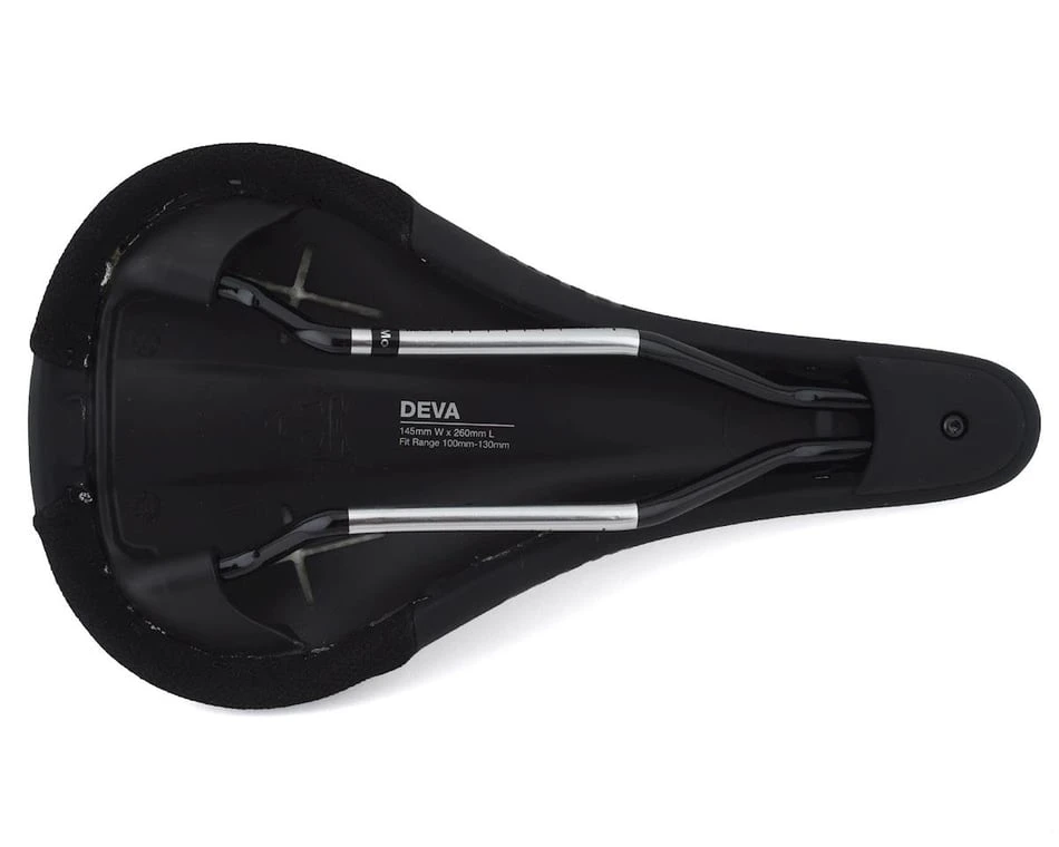 WTB Deva Saddle (Black) (Chromoly Rails) (Medium) (145mm) 4 WTB Deva Saddle (Black) (Chromoly Rails) (Medium) (145mm) - Image 4