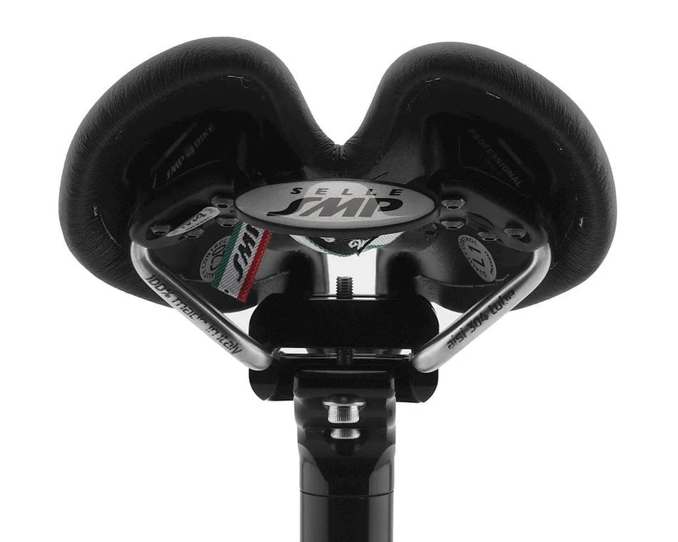 Selle SMP Dynamic Saddle (Black) (AISI 304 Rails) (138mm) 3 Selle SMP Dynamic Saddle (Black) (AISI 304 Rails) (138mm) - Image 3