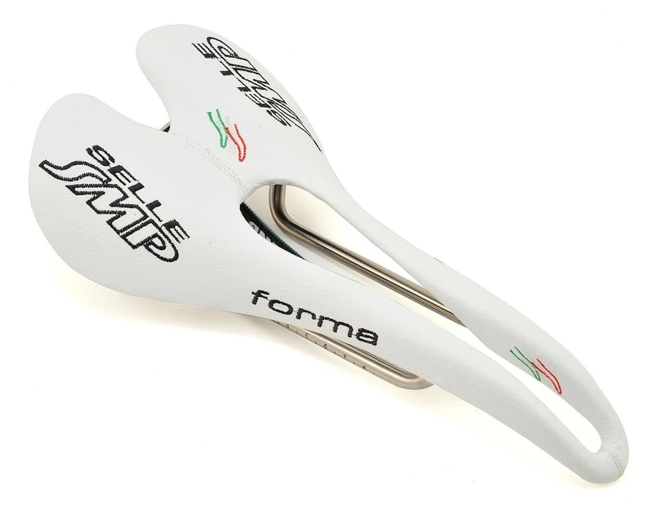 Selle SMP Forma Saddle (White) (AISI 304 Rails) (137mm) 1 Selle SMP Forma Saddle (White) (AISI 304 Rails) (137mm)